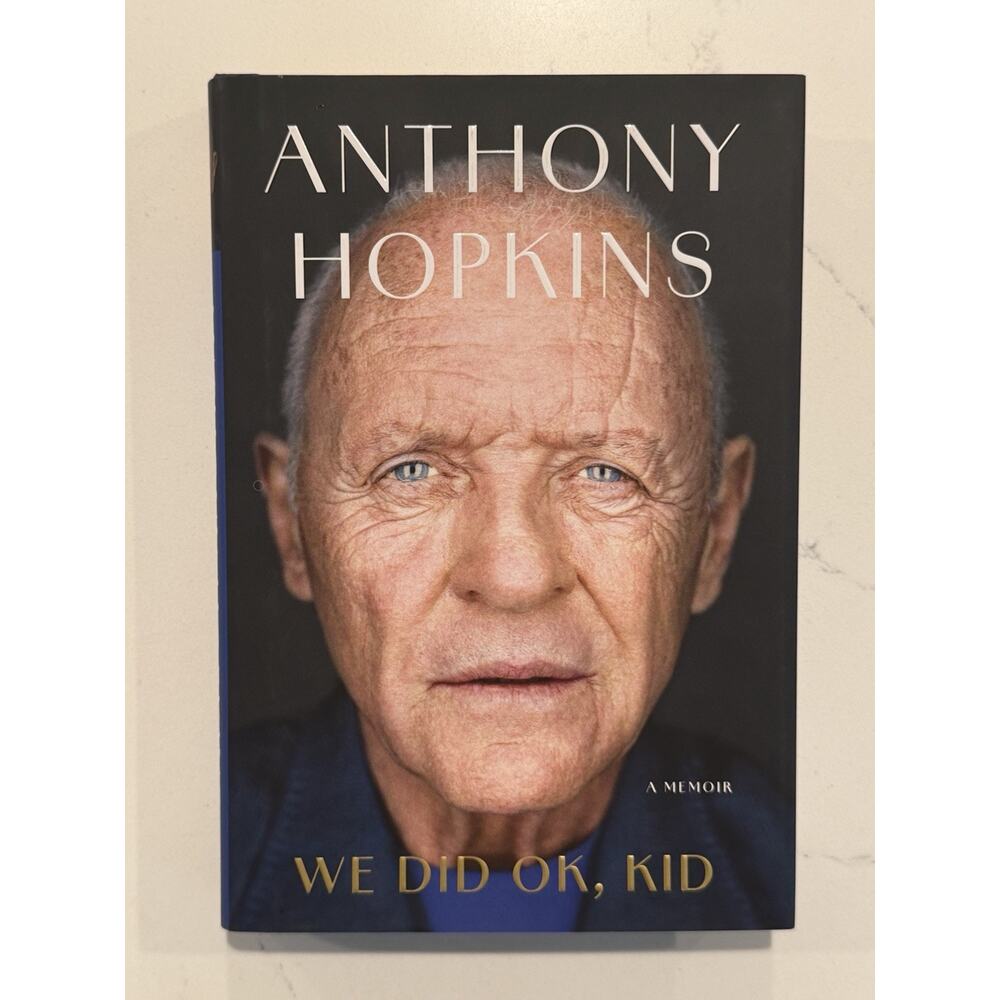 We Did OK Kid A Memoir by Anthony Hopkins Hardcover Signed Limited AUTOGRAPH #3